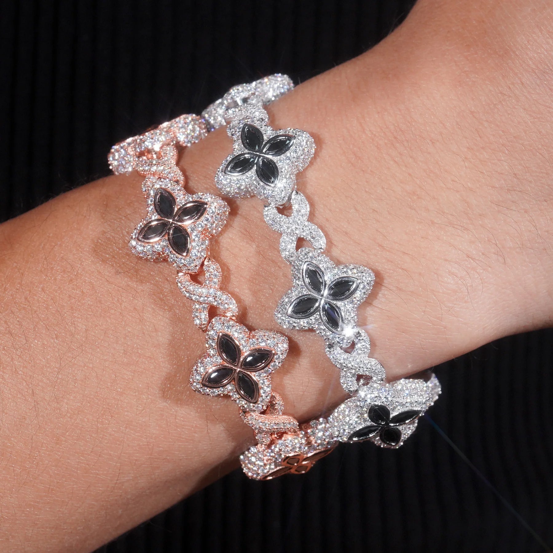 Icelure VVS Moissanite "Clover Bracelet"