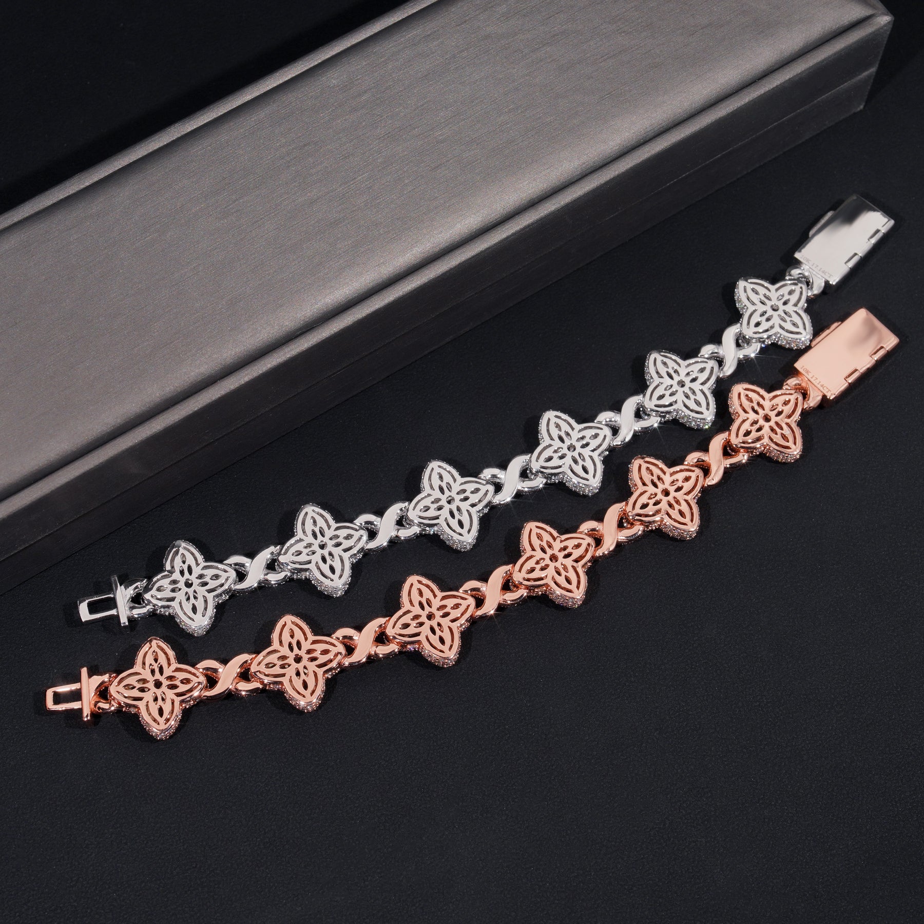 Icelure VVS Moissanite "Clover Bracelet"